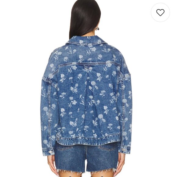 We The Free Opal Swing Denim Trucker Jacket - Picture 3 of 14